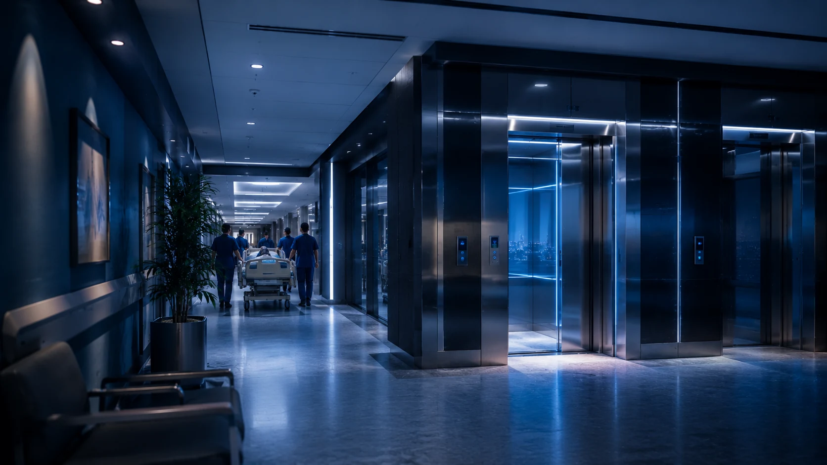 Hospital elevators